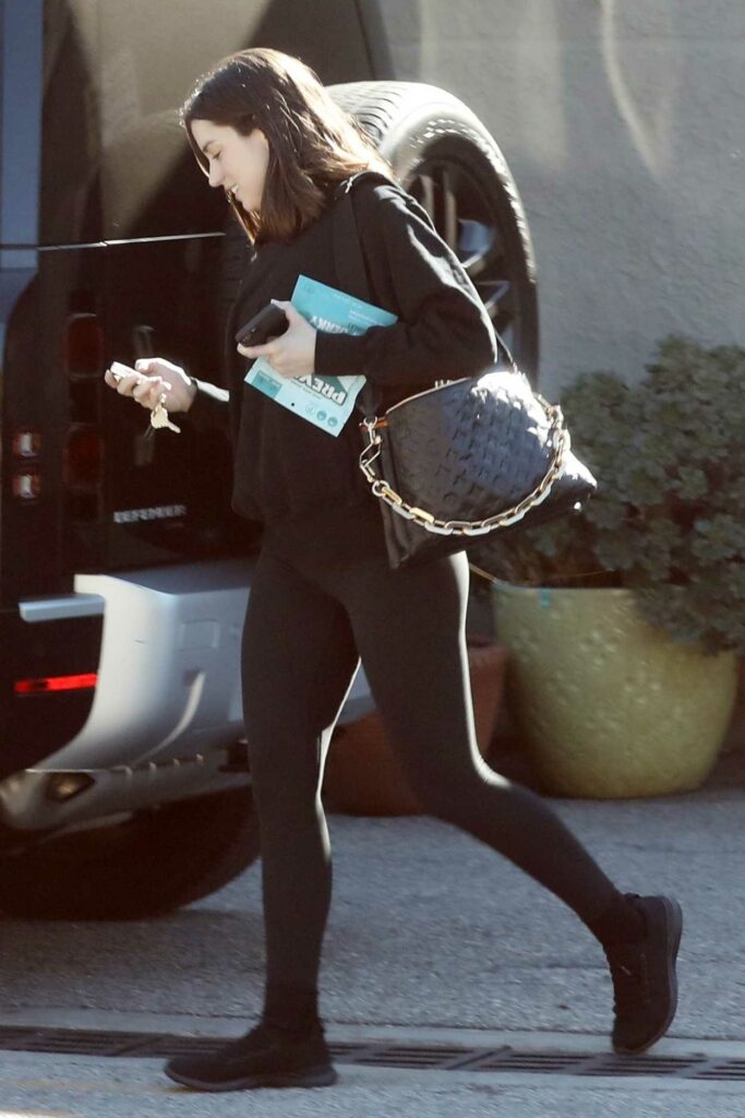 Ana De Armas in a Black Outfit