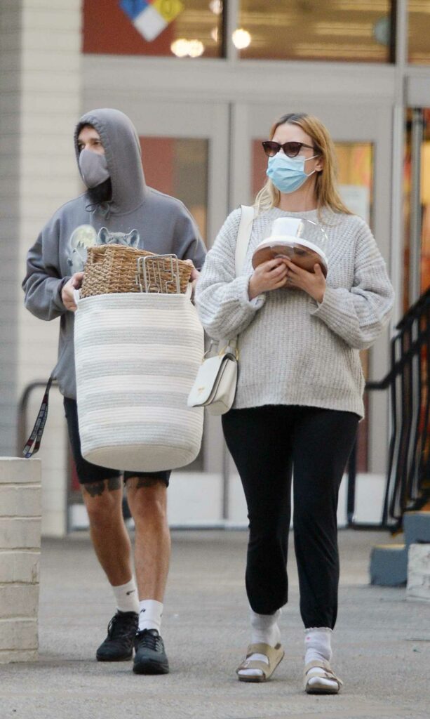 Mia Goth in a Protective Mask