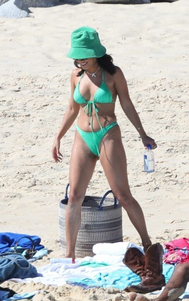 Vanessa Hudgens in a Green Bikini