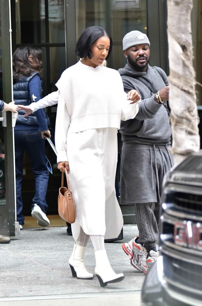 Gabrielle Union in a White Outfit