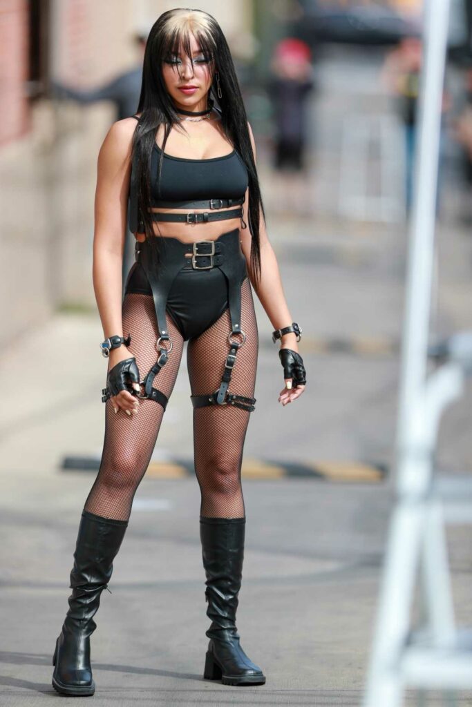 Tinashe in a Black Bikini