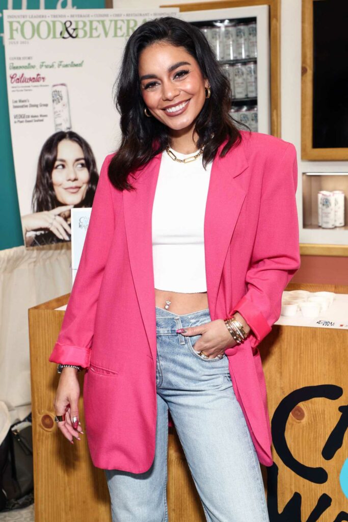 Vanessa Hudgens in a Pink Blazer