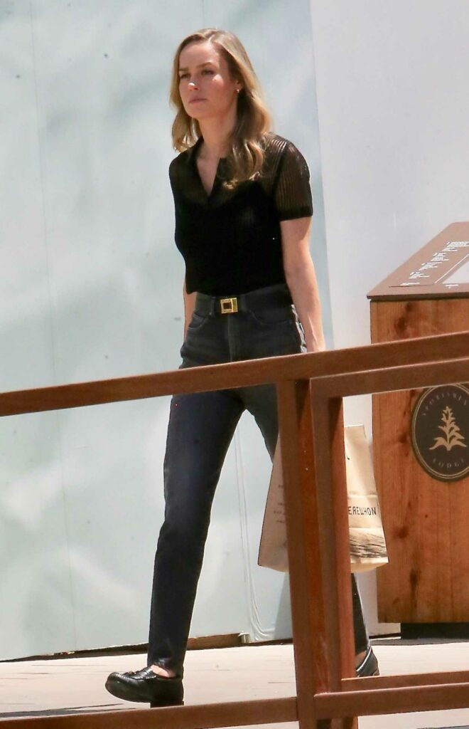 Brie Larson Leaves Erewhon Market in Los Angeles 04/26/2022