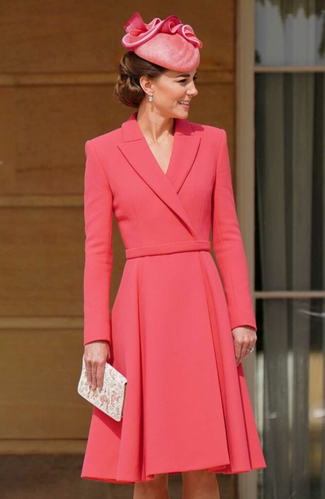 Kate Middleton in a Red Dress