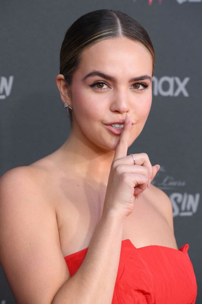 Bailee Madison in a Red Dress