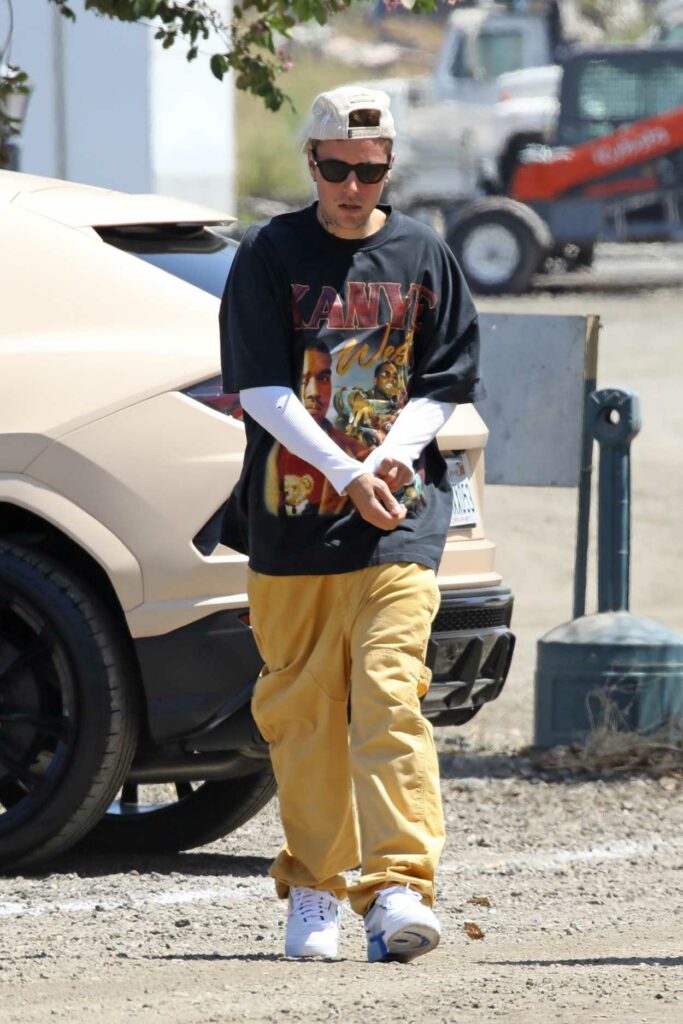 Justin Bieber in a Yellow Pants