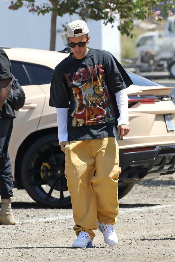 Justin Bieber in a Yellow Pants