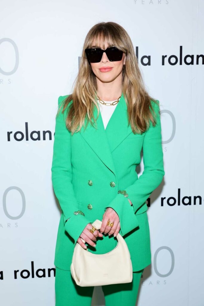 Julianne Hough in a Green Pantsuit