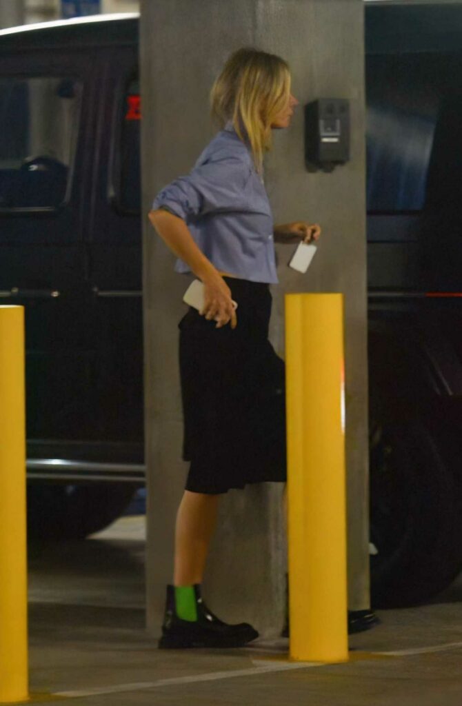Gwyneth Paltrow in a Black Skirt