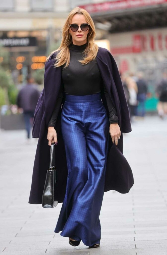 Amanda Holden in a Blue Pants