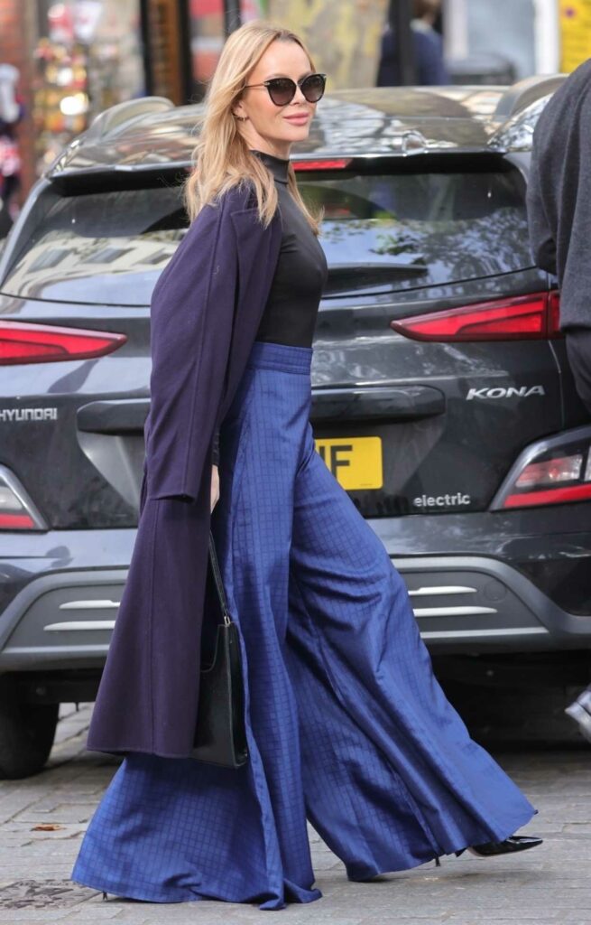 Amanda Holden in a Blue Pants