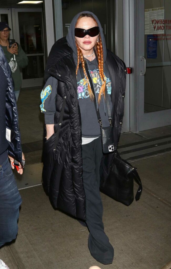 Madonna in a Black Hoodie
