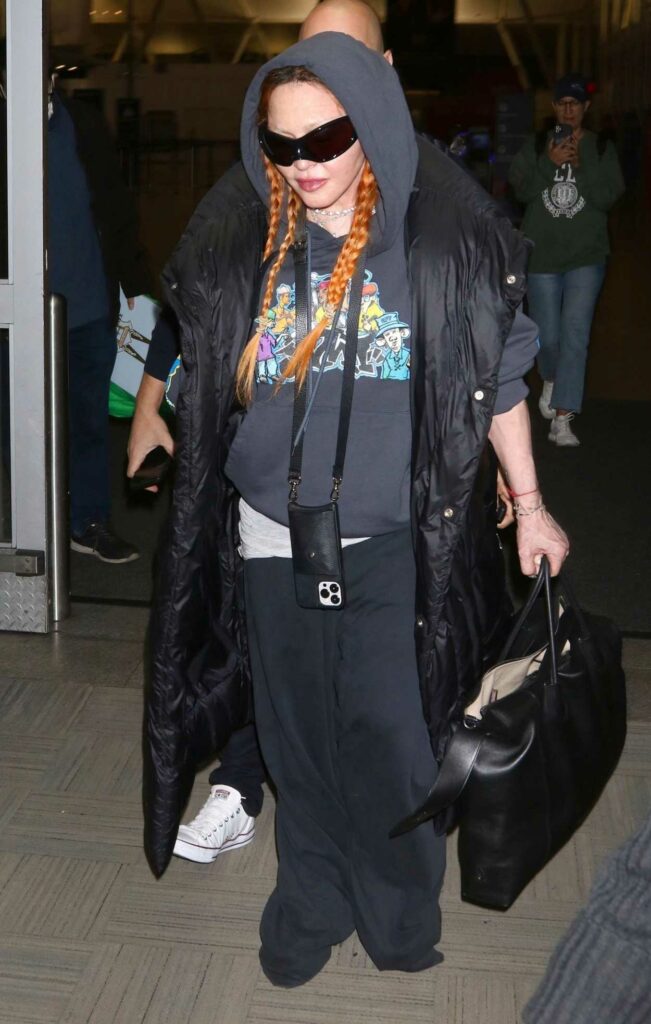 Madonna in a Black Hoodie