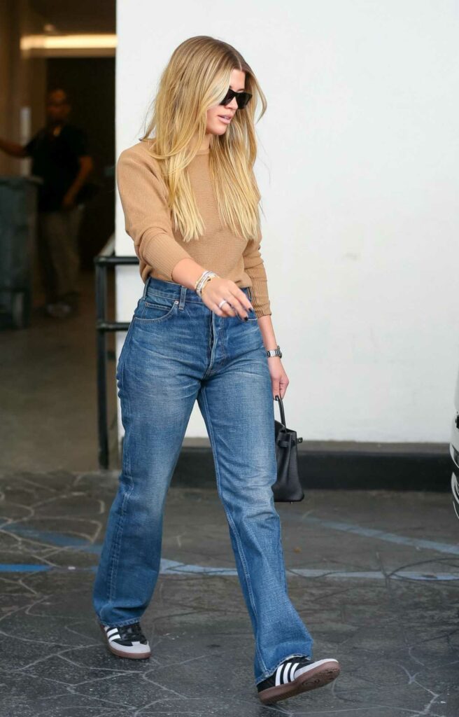 Sofia Richie in a Blue Jeans