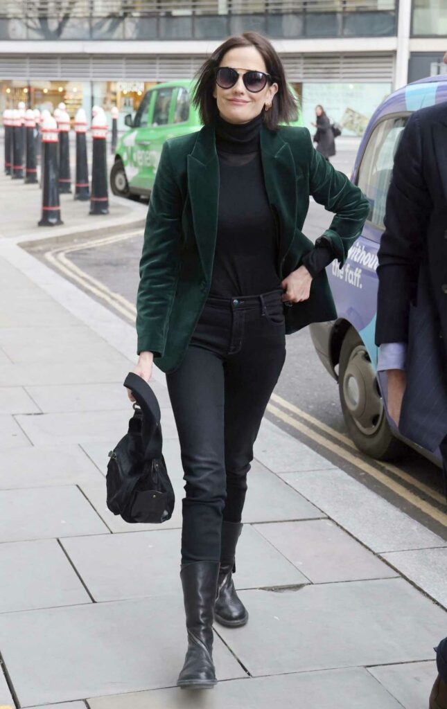 Eva Green in a Green Blazer