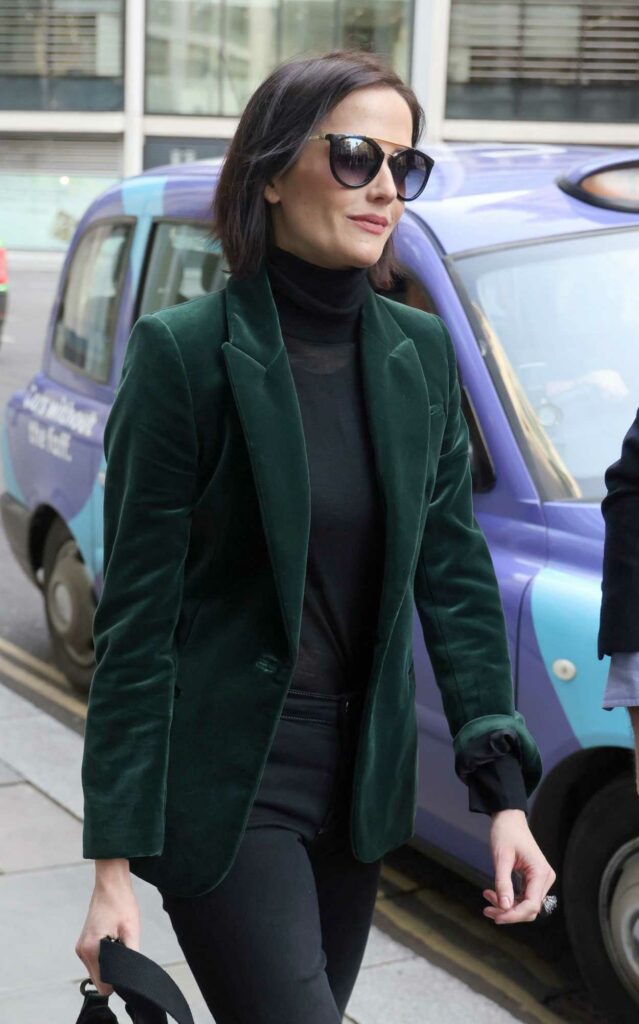 Eva Green in a Green Blazer