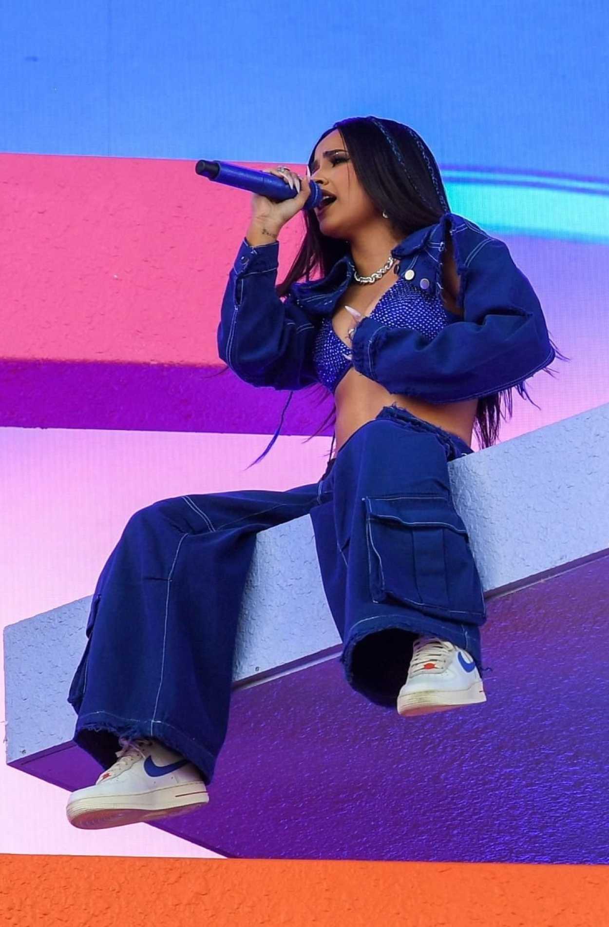 Becky G Performs at the Coachella Valley Music and Arts Festival in