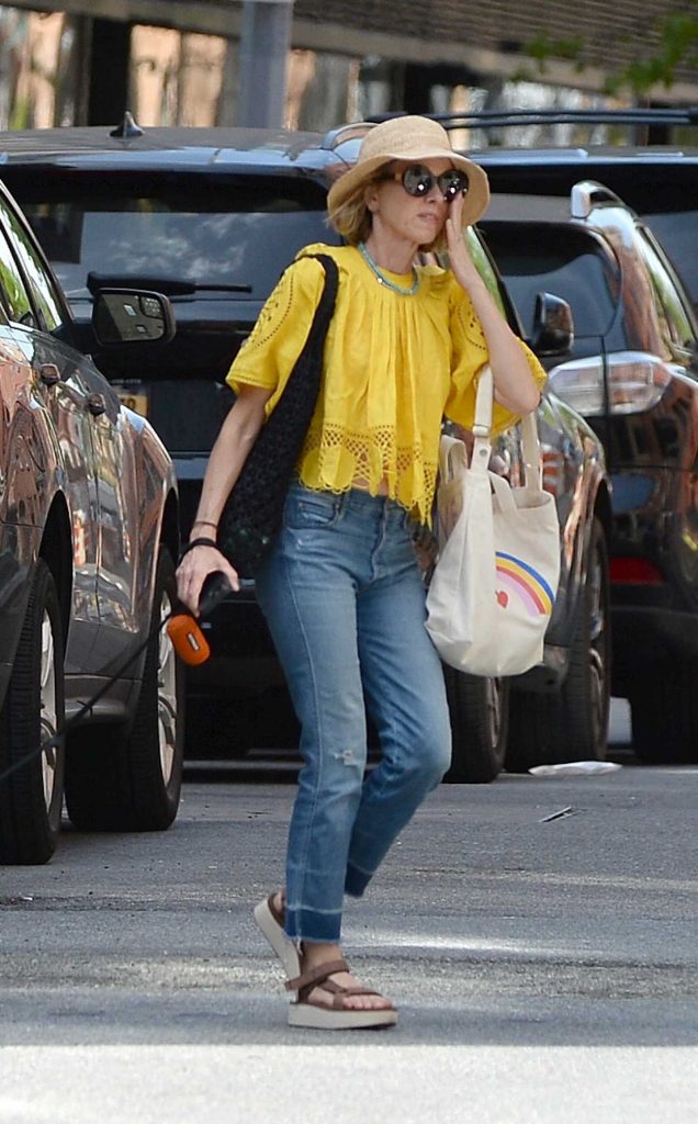Naomi Watts in a Yellow Blouse