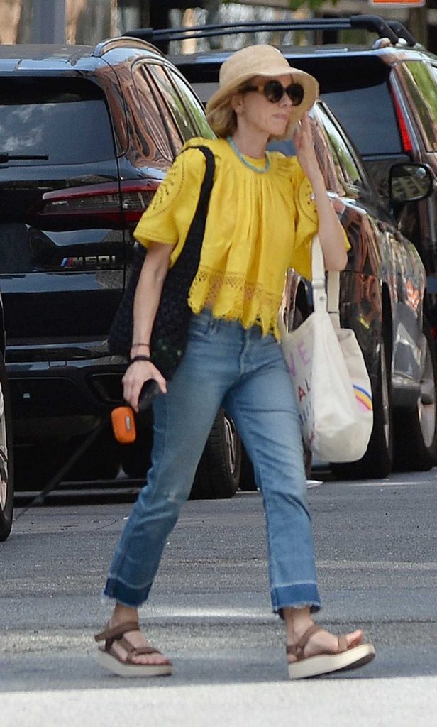 Naomi Watts in a Yellow Blouse