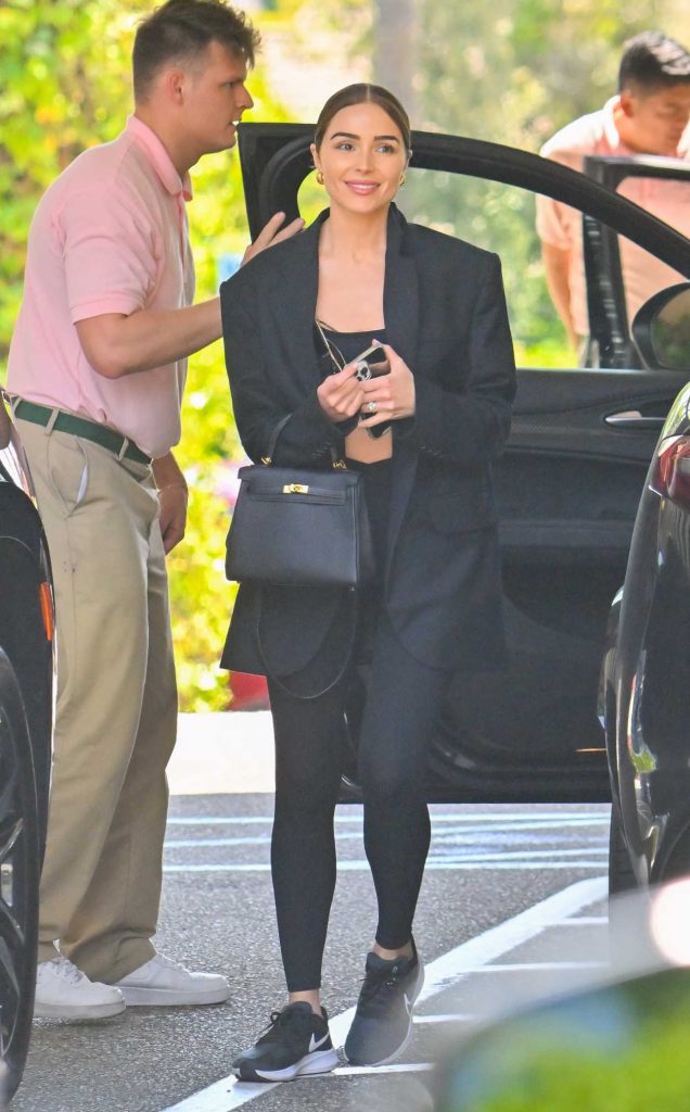 Olivia Culpo in a Black Blazer