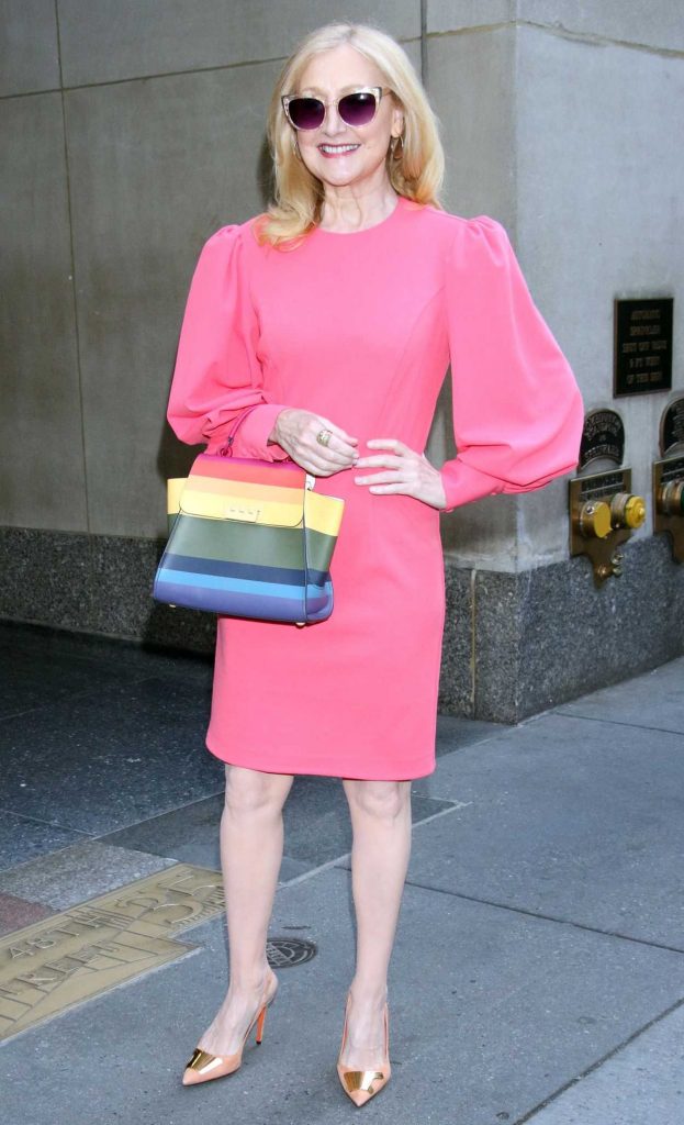 Patricia Clarkson in a Pink Dress
