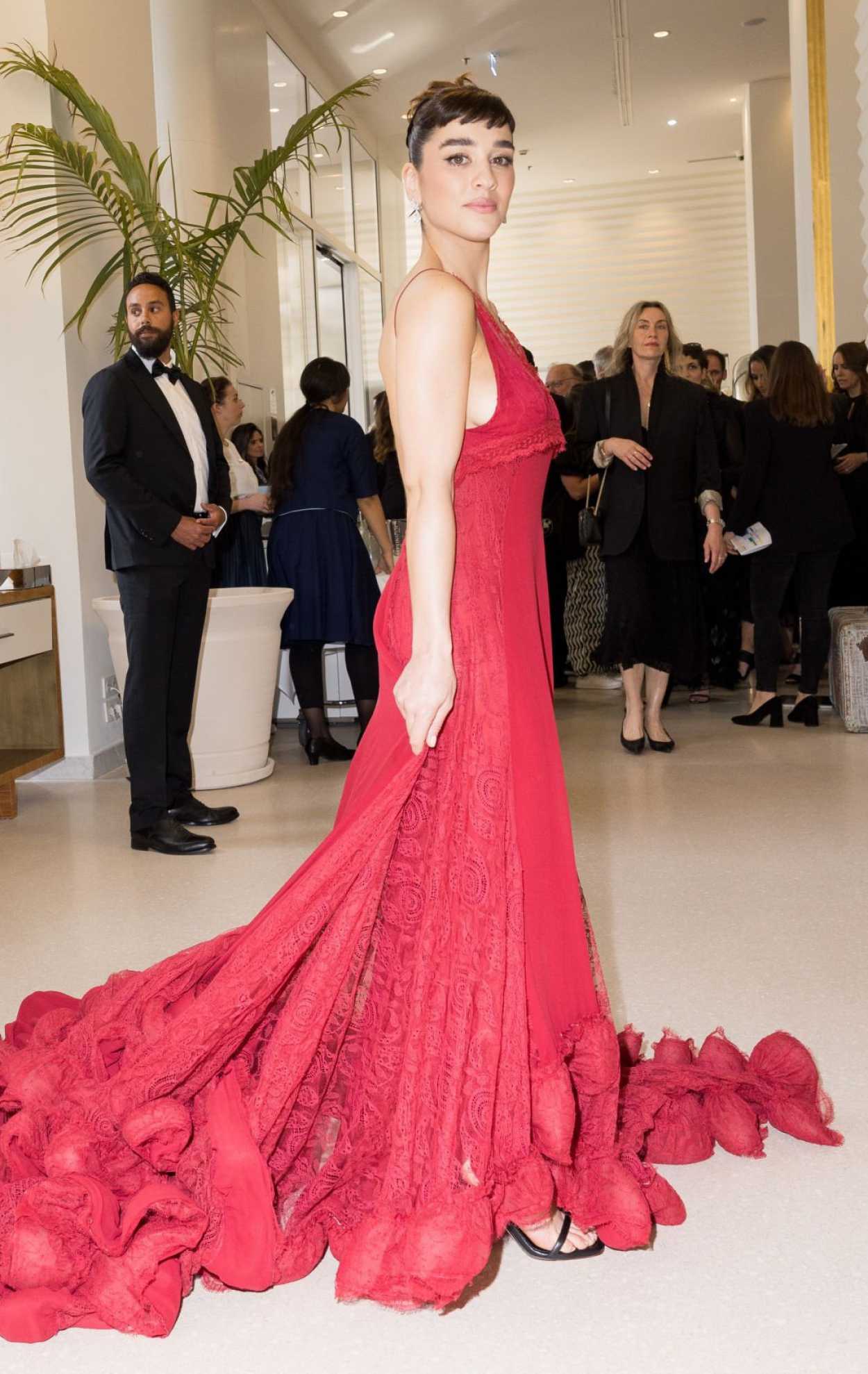 Simona Tabasco Attends the Red Carpet of the 76th Annual Cannes Film