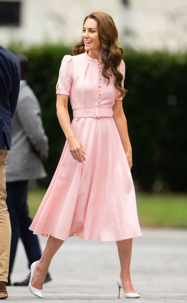 Kate Middleton in a Pink Dress
