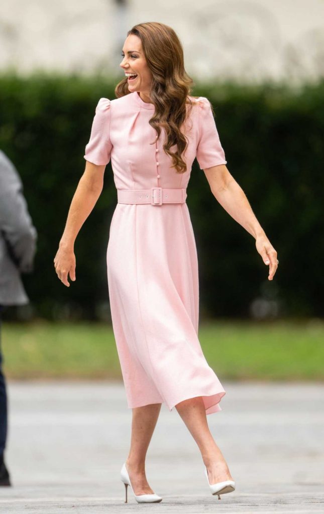Kate Middleton in a Pink Dress