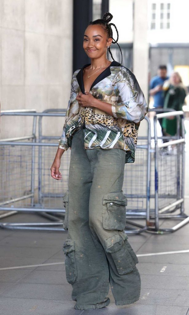 Leigh-Anne Pinnock in an Olive Pants