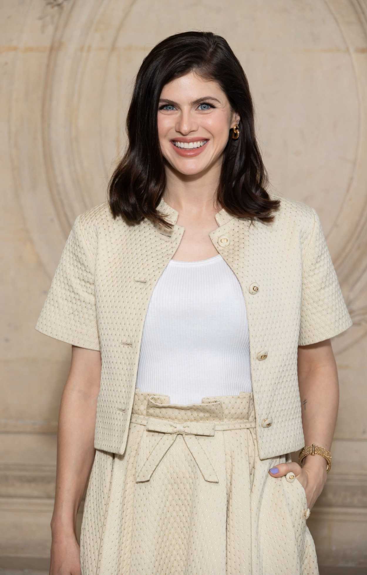 Alexandra Daddario Attends the Christian Dior Fashion Show During 2023