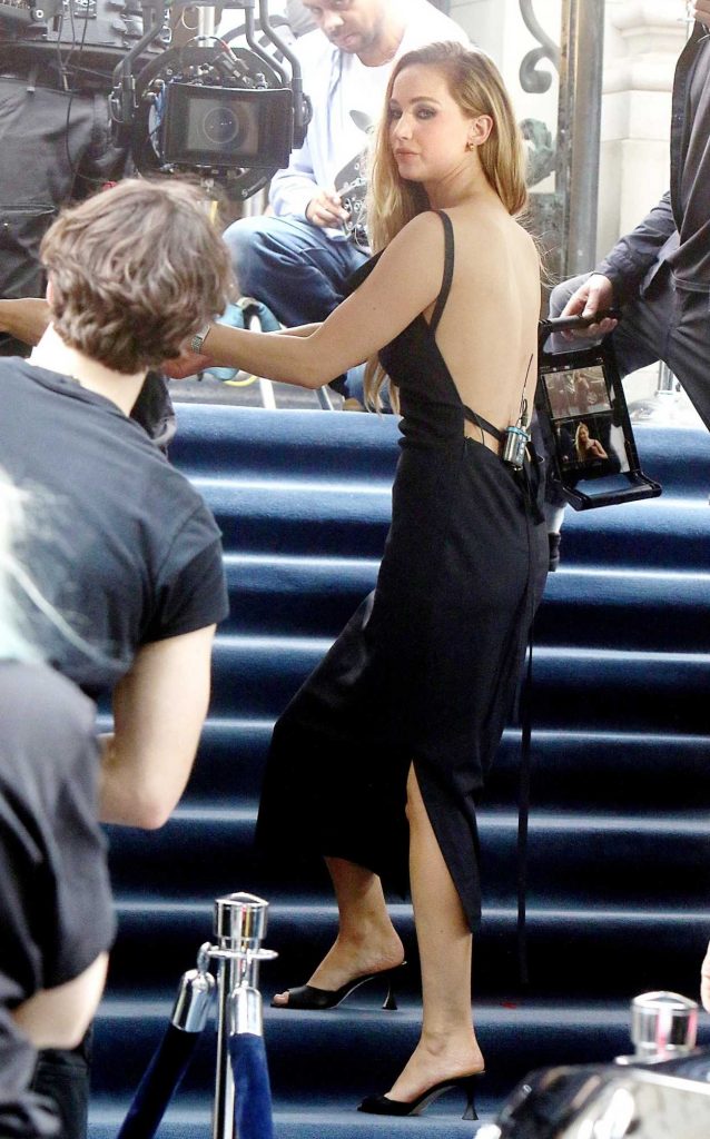 Jennifer Lawrence in a Black Dress