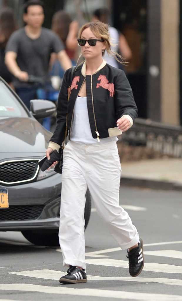 Olivia Wilde in a White Pants