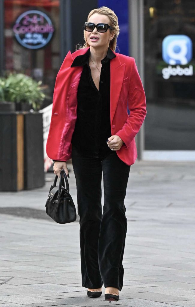Amanda Holden in a Red Blazer
