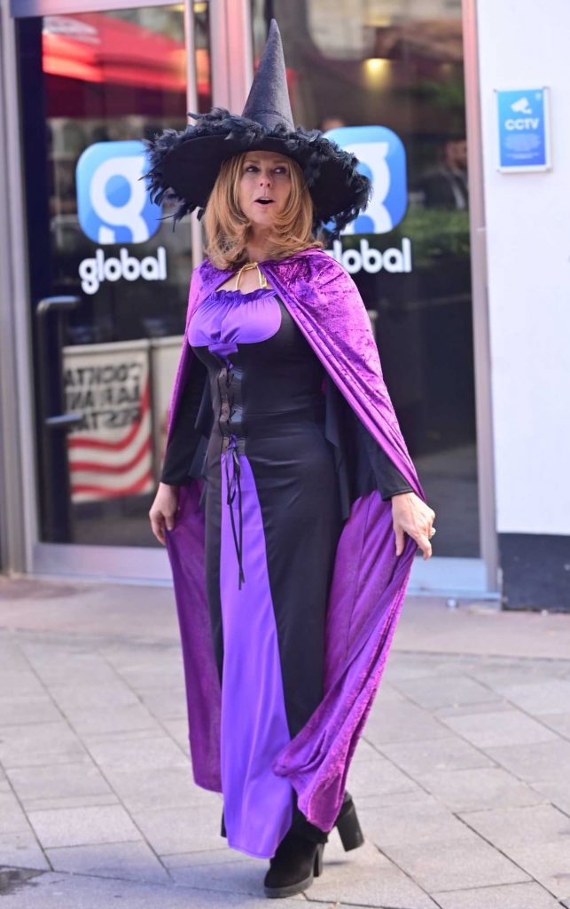 Kate Garraway in a Black Wizard Hat