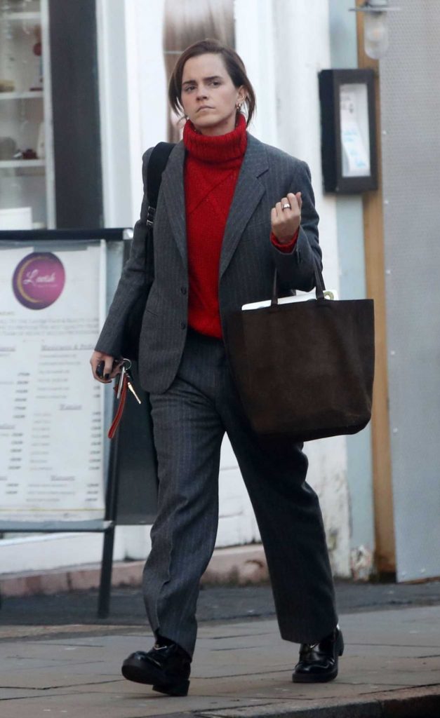 Emma Watson in a Red Sweater