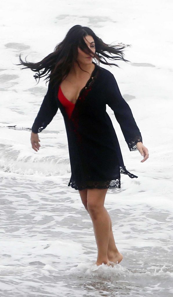 Jenna Dewan in a Black Dress