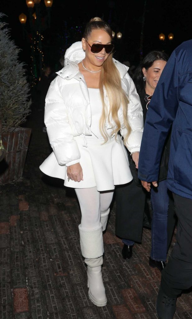 Mariah Carey in a White Jacket