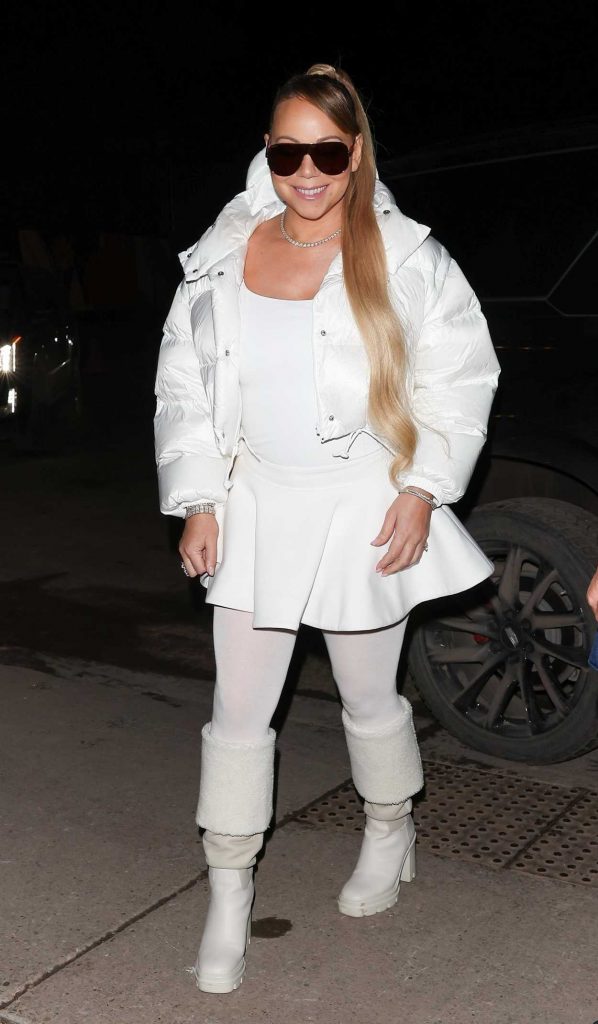 Mariah Carey in a White Jacket