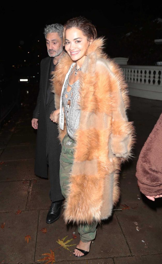Rita Ora in a Camo Pants