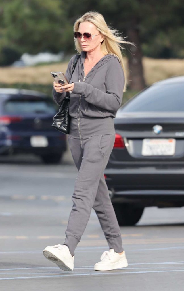 Tamra Judge in a Grey Sweatsuit