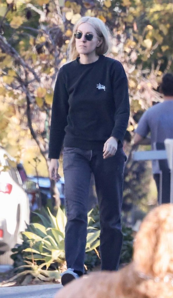 Dylan Meyer in a Black Sweatshirt