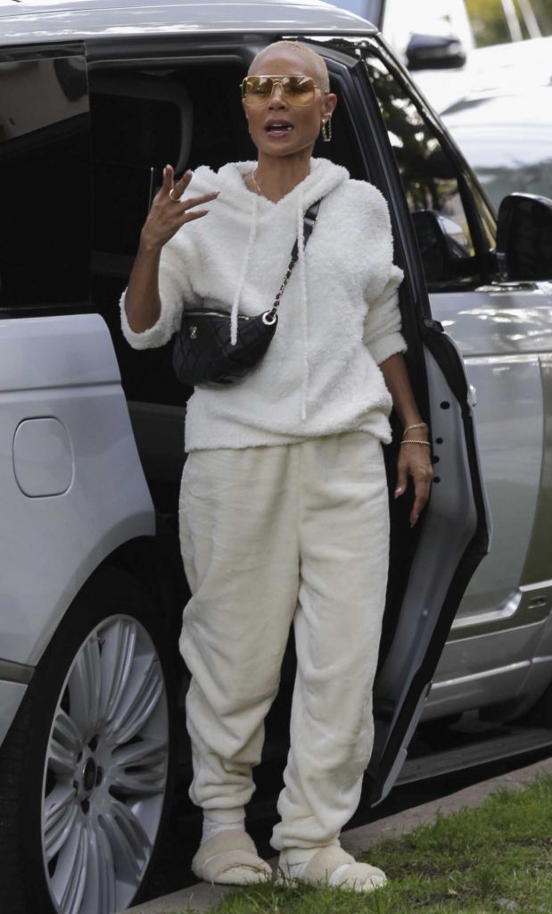Jada Pinkett Smith in a White Outfit