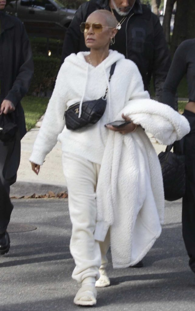 Jada Pinkett Smith in a White Outfit