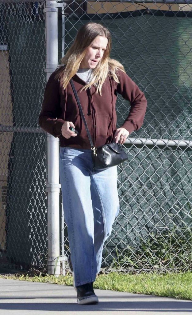 Kristen Bell in a Blue Jeans