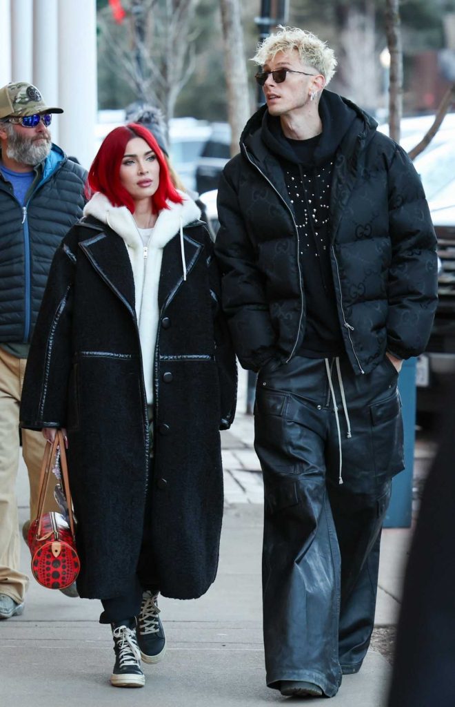 Megan Fox in a Black Coat