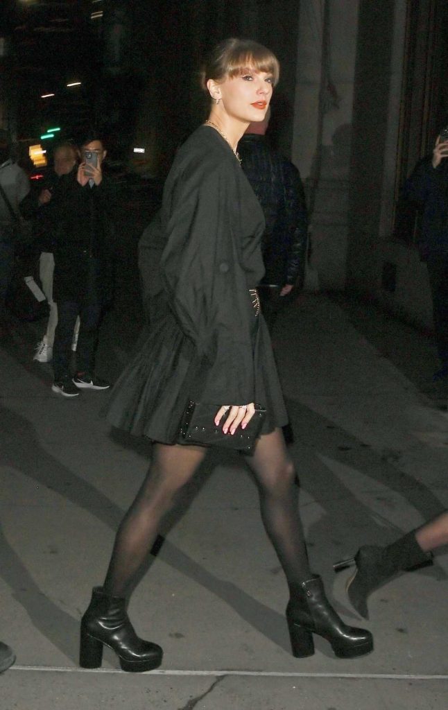Taylor Swift in a Black Dress
