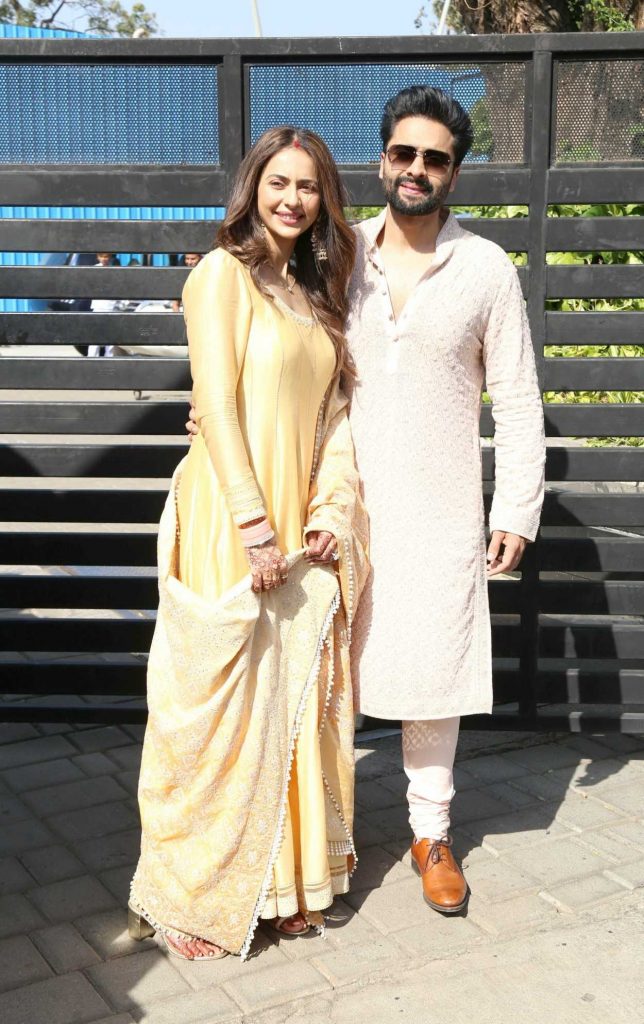 Rakul Preet in a Yellow Dress
