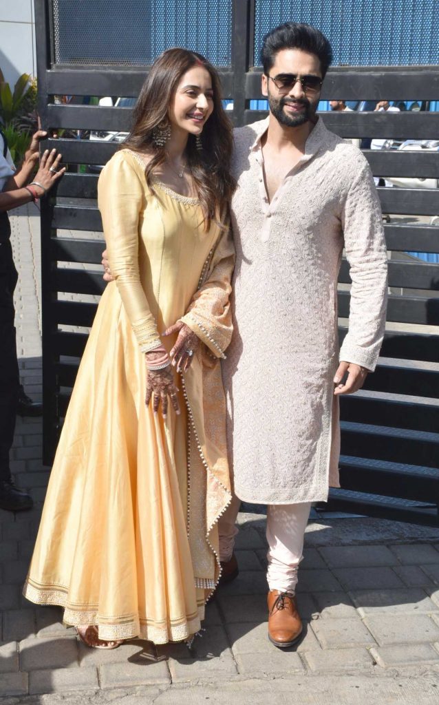 Rakul Preet in a Yellow Dress