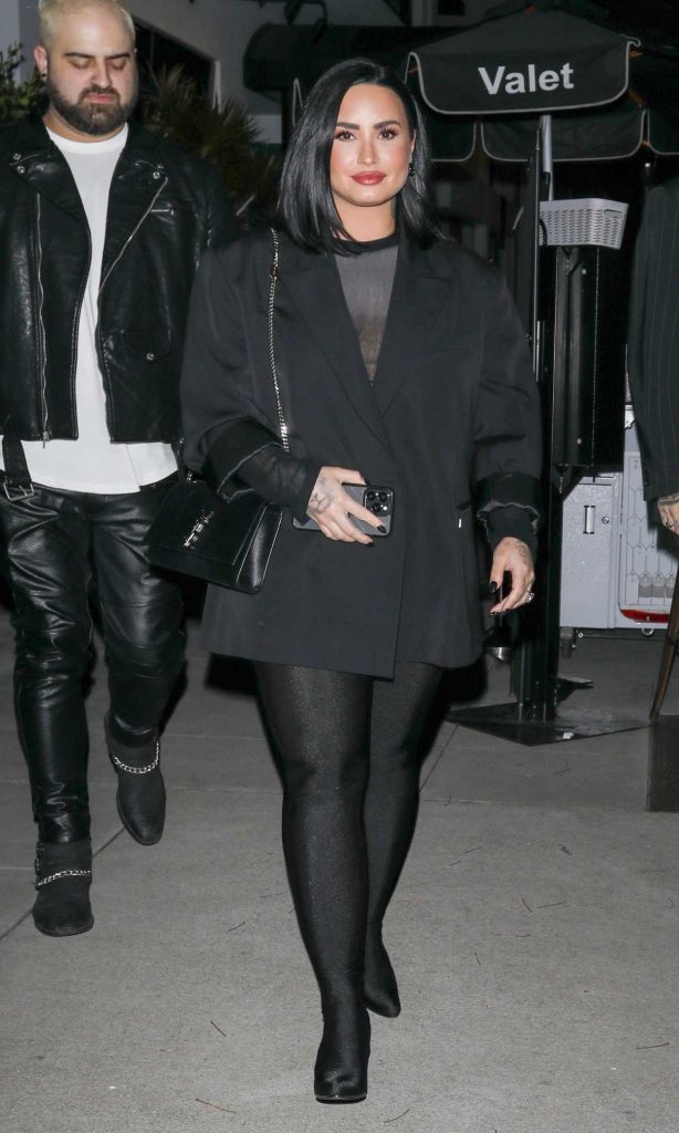 Demi Lovato in a Black Blazer