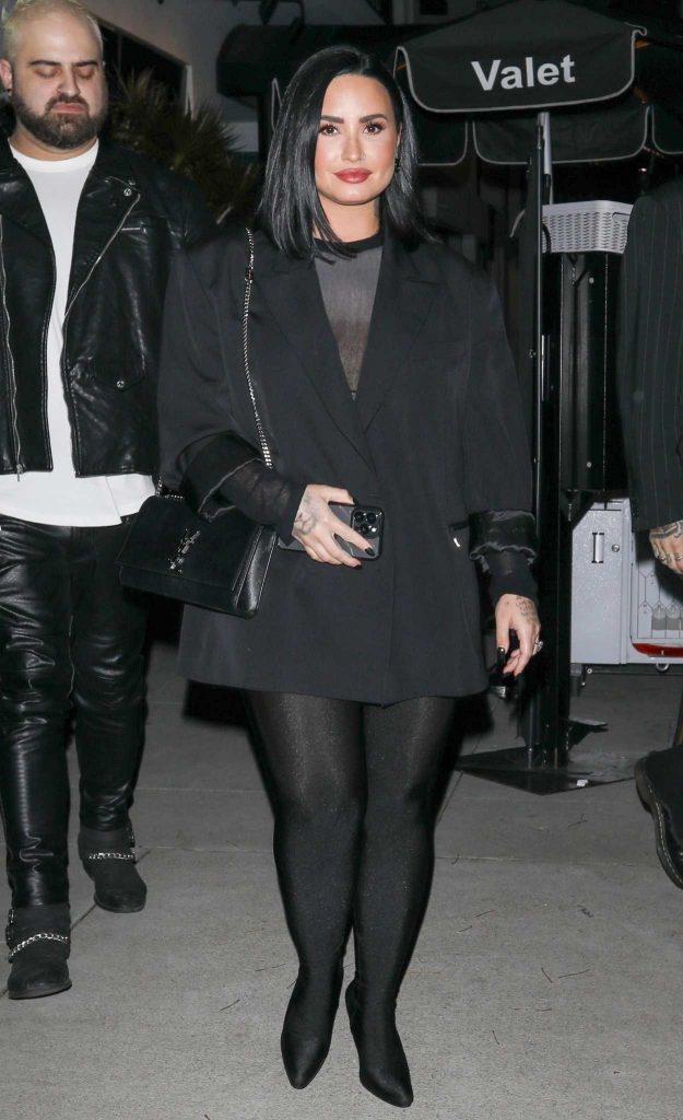 Demi Lovato in a Black Blazer